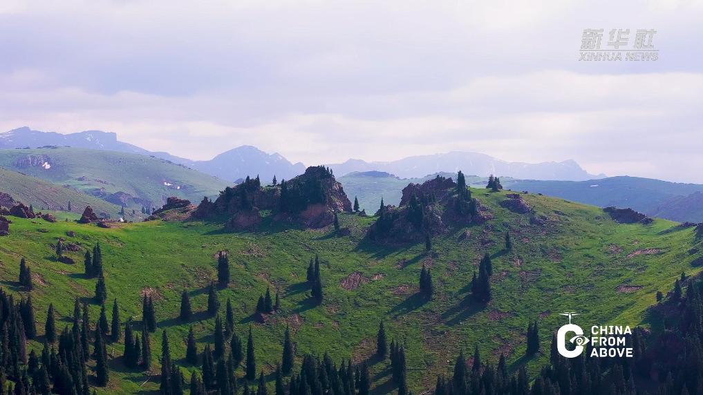 瞰中國｜新疆昌吉：馬圈灣風景如畫