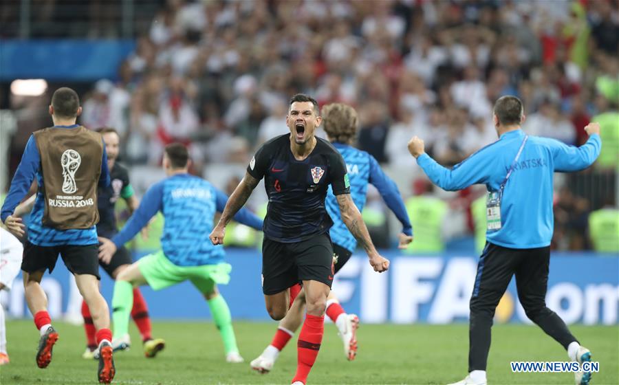 (SP)RUSSIA-MOSCOW-2018 WORLD CUP-SEMIFINAL-ENGLAND VS CROATIA