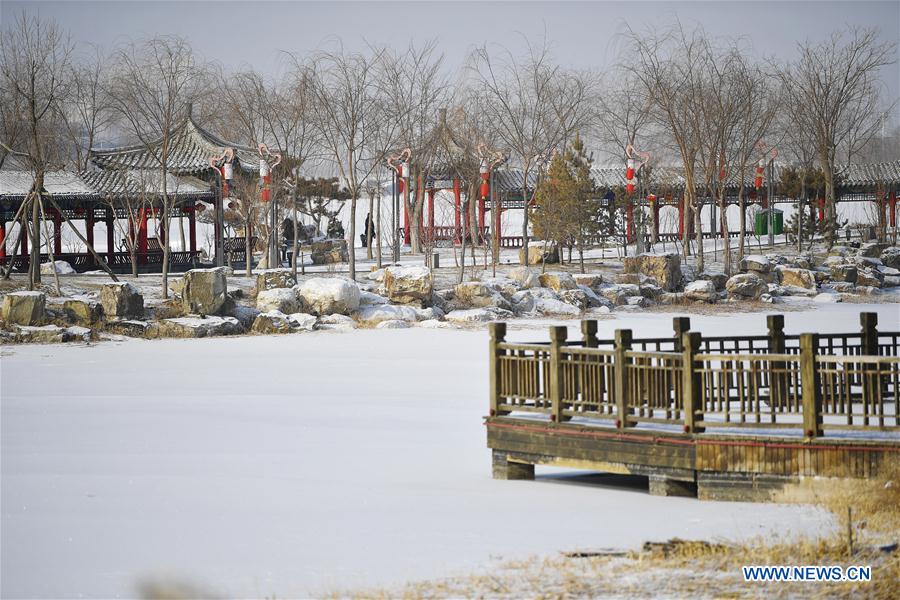 CHINA-YINCHUAN-SNOW SCENERY (CN)