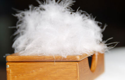 幾塊錢(qián)的“下腳料”冒充羽絨