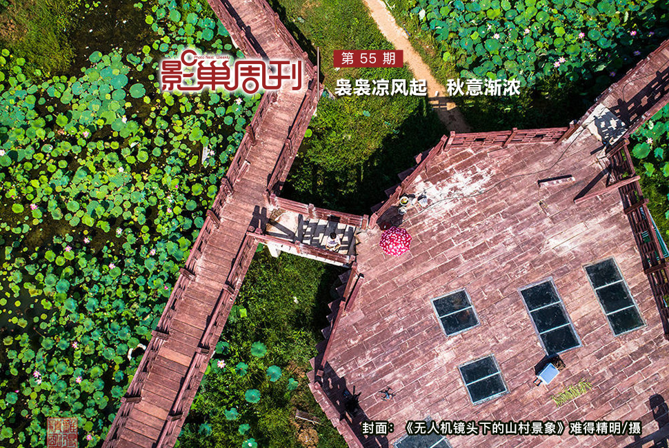 《無人機鏡頭下的山村景象》