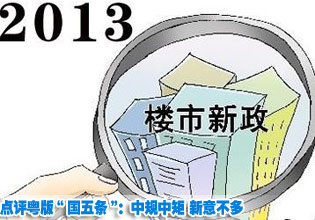 王玨林點(diǎn)評(píng)粵版“國(guó)五條”:中規(guī)中矩 新意不多