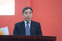 全國人大教科文衛委員會主任委員、清華大學新聞出版學院院長柳斌杰致辭