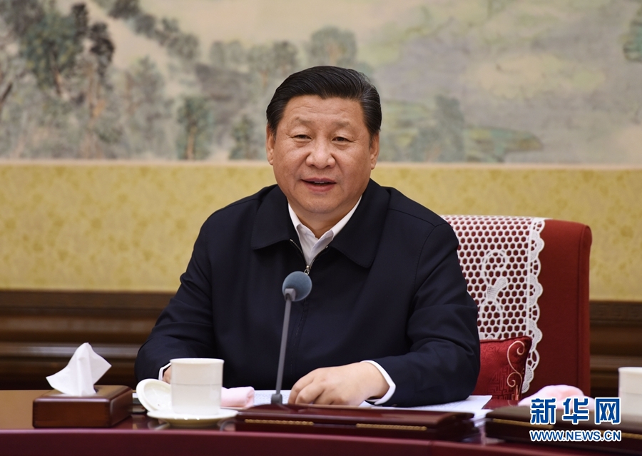 12月28日至29日，中共中央政治局召開專題民主生活會，對照檢查踐行&ldquo;三嚴(yán)三實&rdquo;情況，討論研究加強黨風(fēng)廉政建設(shè)措施。中共中央總書記習(xí)近平主持會議并發(fā)表重要講話。新華社記者 李學(xué)仁 攝 