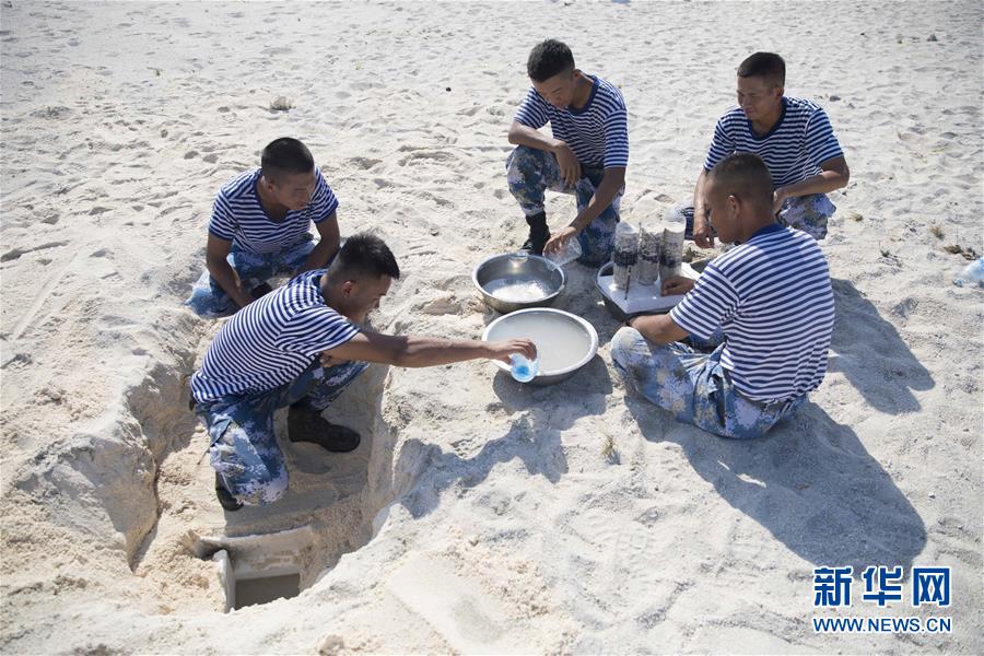 （壯麗70年&middot;奮斗新時代&middot;新華全媒頭條&middot;圖文互動）（8）&ldquo;你在我的航程上，我在你的視線里&rdquo;&mdash;&mdash;走進海軍西沙中建島官兵的五彩世界