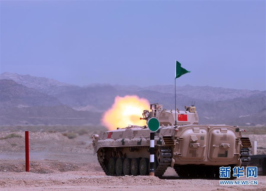 (圖文互動)(4)“國際軍事比賽-2019”:中國參賽隊刷新“蘇沃洛夫突擊”步戰車組單車賽紀錄