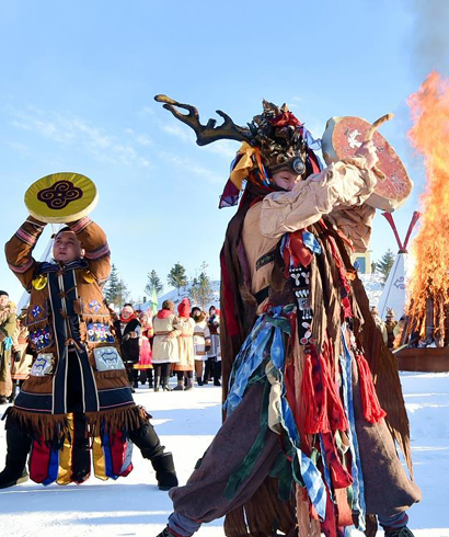 內蒙古鄂倫春冰雪&ldquo;伊薩仁&rdquo;開幕