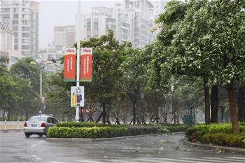 臺風&ldquo;納沙&rdquo;登陸福建福清