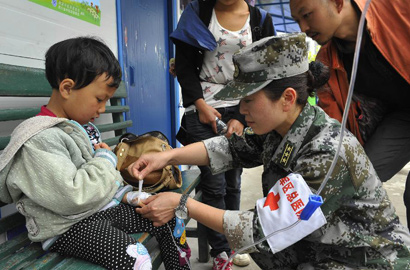 災區的板房醫院