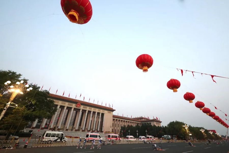 這就是今天早上的北京！