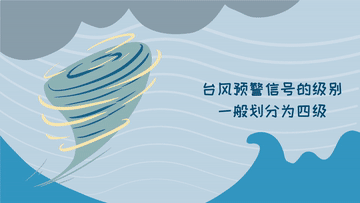 科畫丨不同顏色臺風(fēng)預(yù)警的含義，你看懂了嗎？