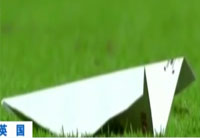 從天而降！球迷看臺玩丟紙飛機擊中球員