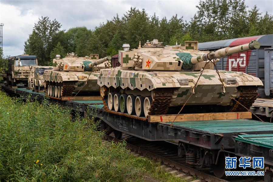 (國際)(2)我軍赴俄參加“國際軍事比賽-2020”裝備運抵比賽場地