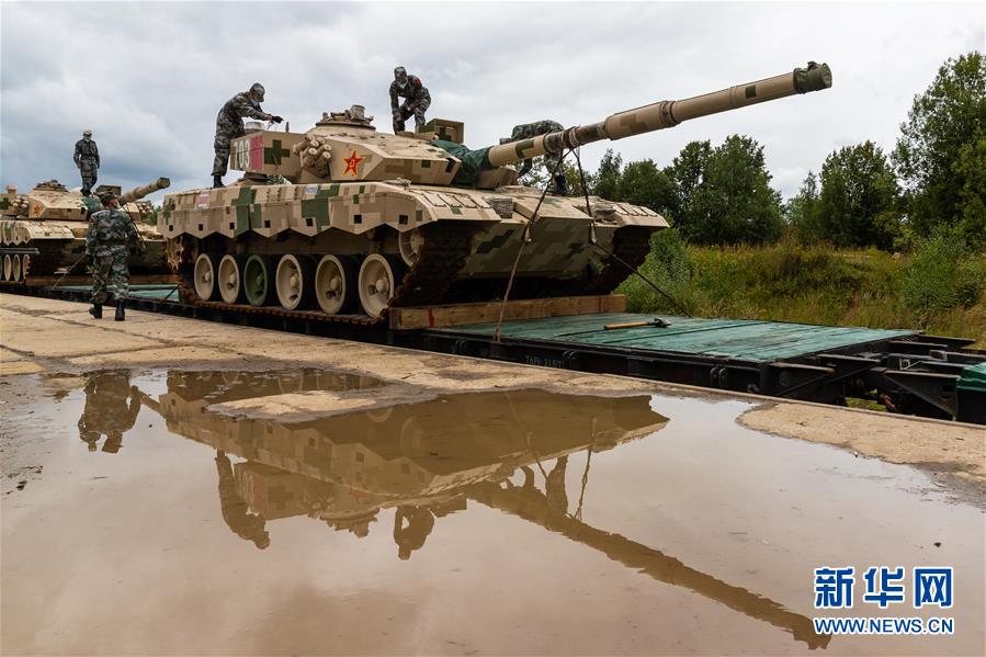 (國際)(3)我軍赴俄參加“國際軍事比賽-2020”裝備運抵比賽場地