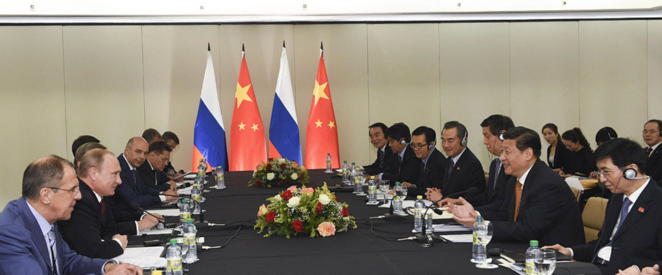 習近平會見俄羅斯總統普京