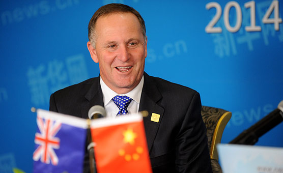 新西蘭總理約翰&middot;基同網民在線交流