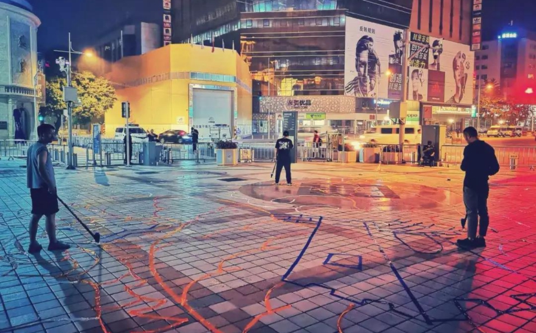 光繪愛好者創造&ldquo;最大光繪圖案&rdquo;吉尼斯世界紀錄稱號