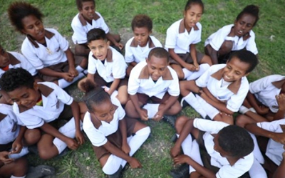 歡迎習主席！巴新兒童齊唱《茉莉花》