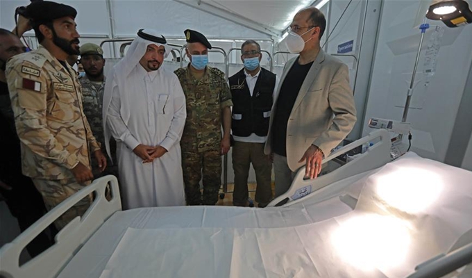 卡塔爾援助黎巴嫩野戰醫院投入使用